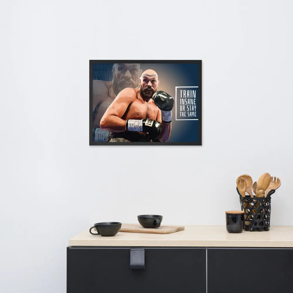 Tyson Fury Training Routine (Premium Poster)