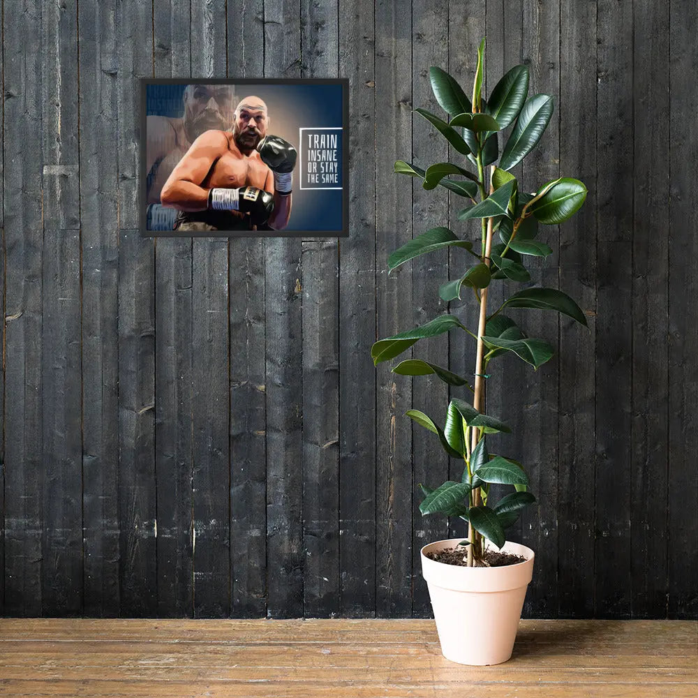 Tyson Fury Training Routine (Premium Poster)