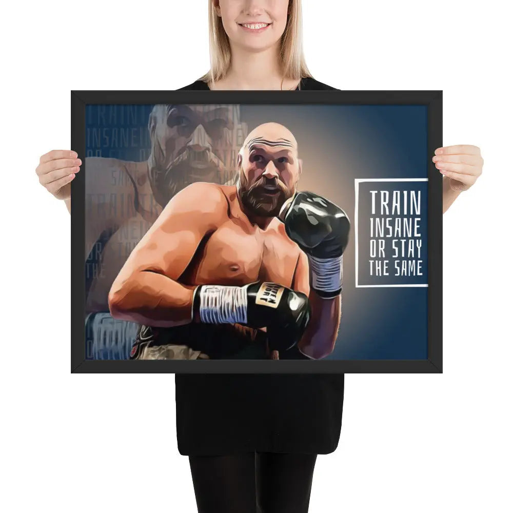 Tyson Fury Training Routine (Premium Poster)