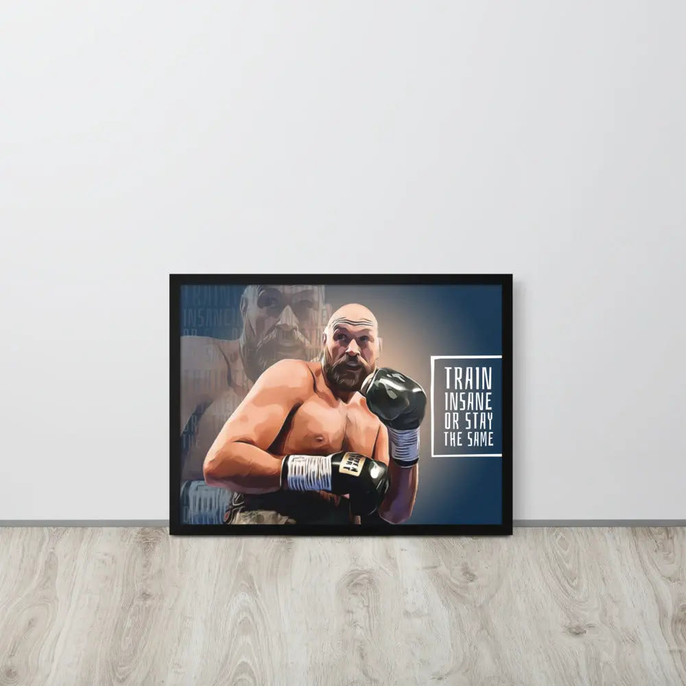 Tyson Fury Training Routine (Premium Poster)