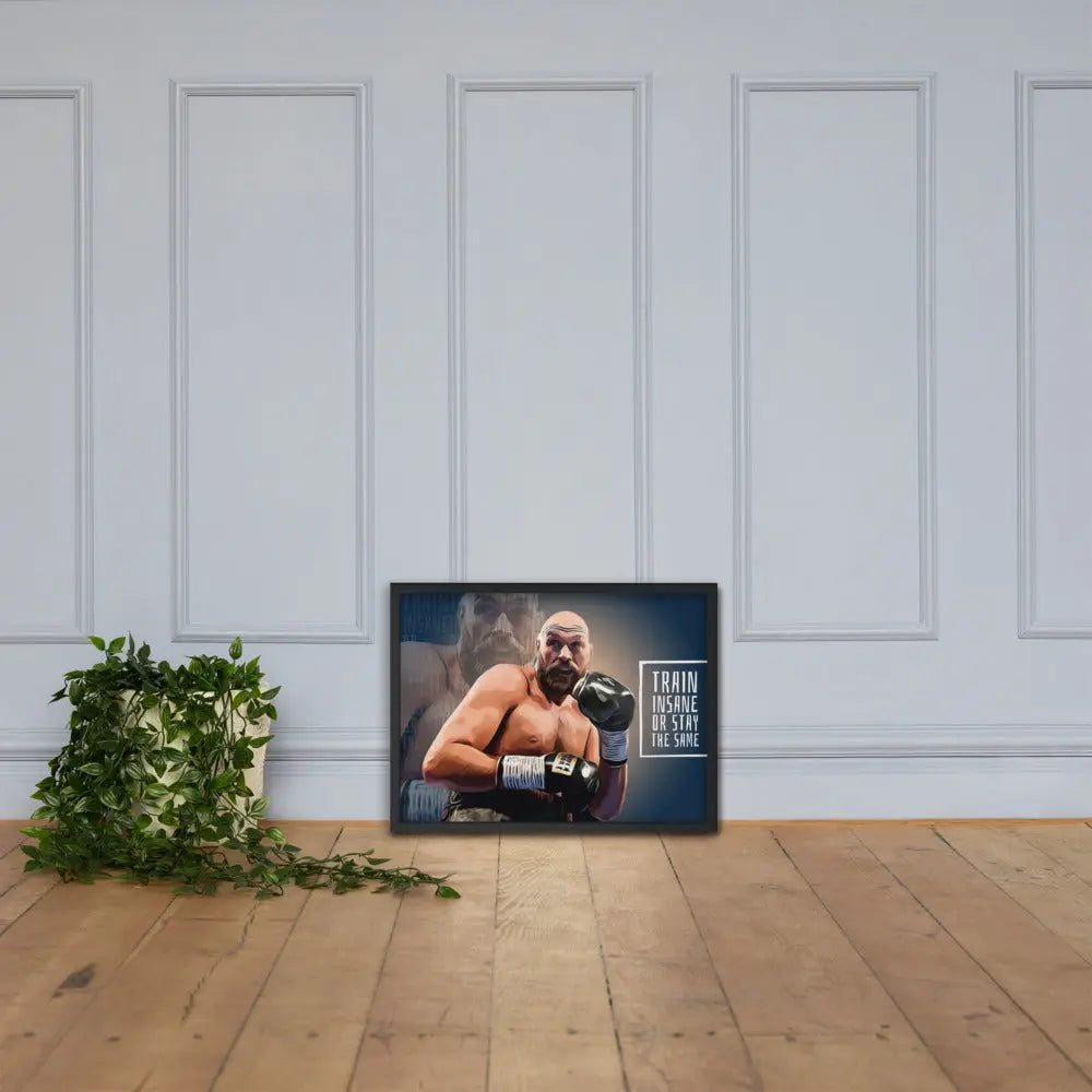 Tyson Fury Training Routine (Premium Poster)