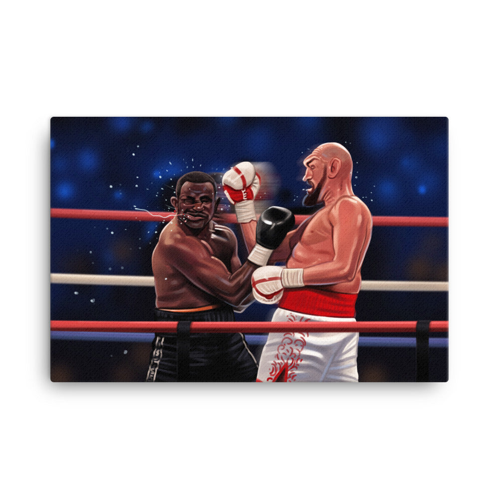 Tyson Fury vs Dillian Whyte Canvas Print (Limited Edition) Canvas Print