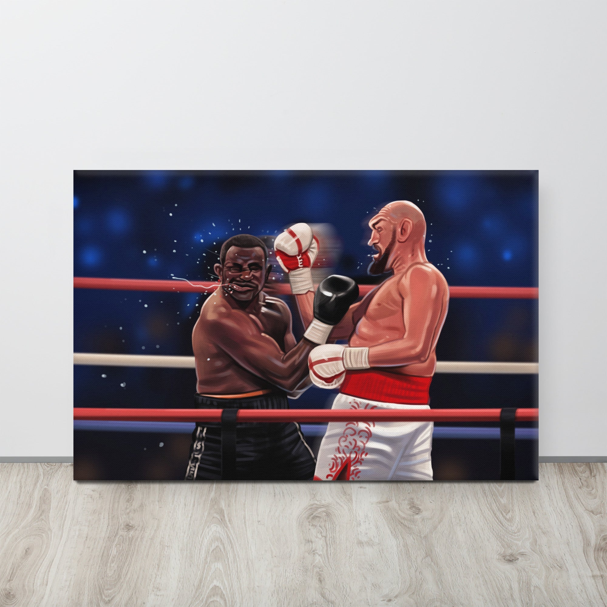 Tyson Fury vs Dillian Whyte Canvas Print (Limited Edition) Canvas Print