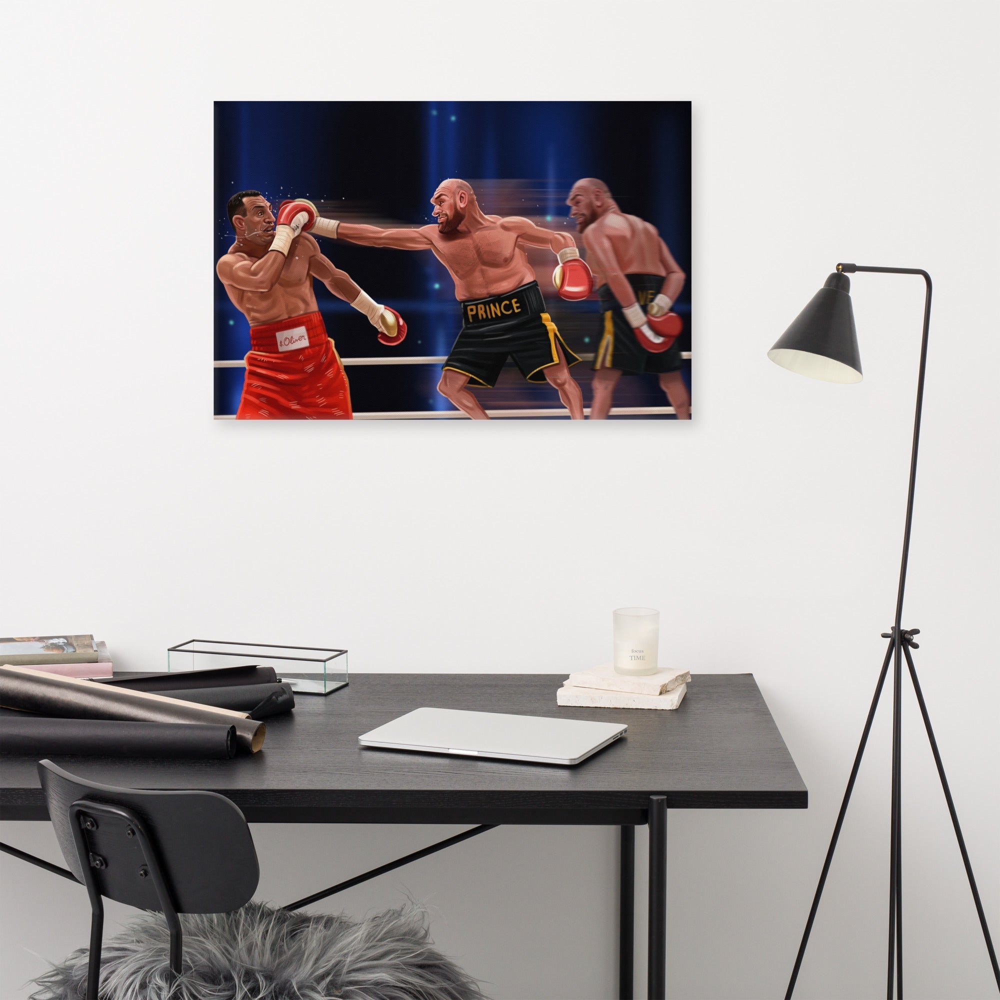 Tyson Fury vs Wladimir Klitschko: Against The Odds Canvas Print