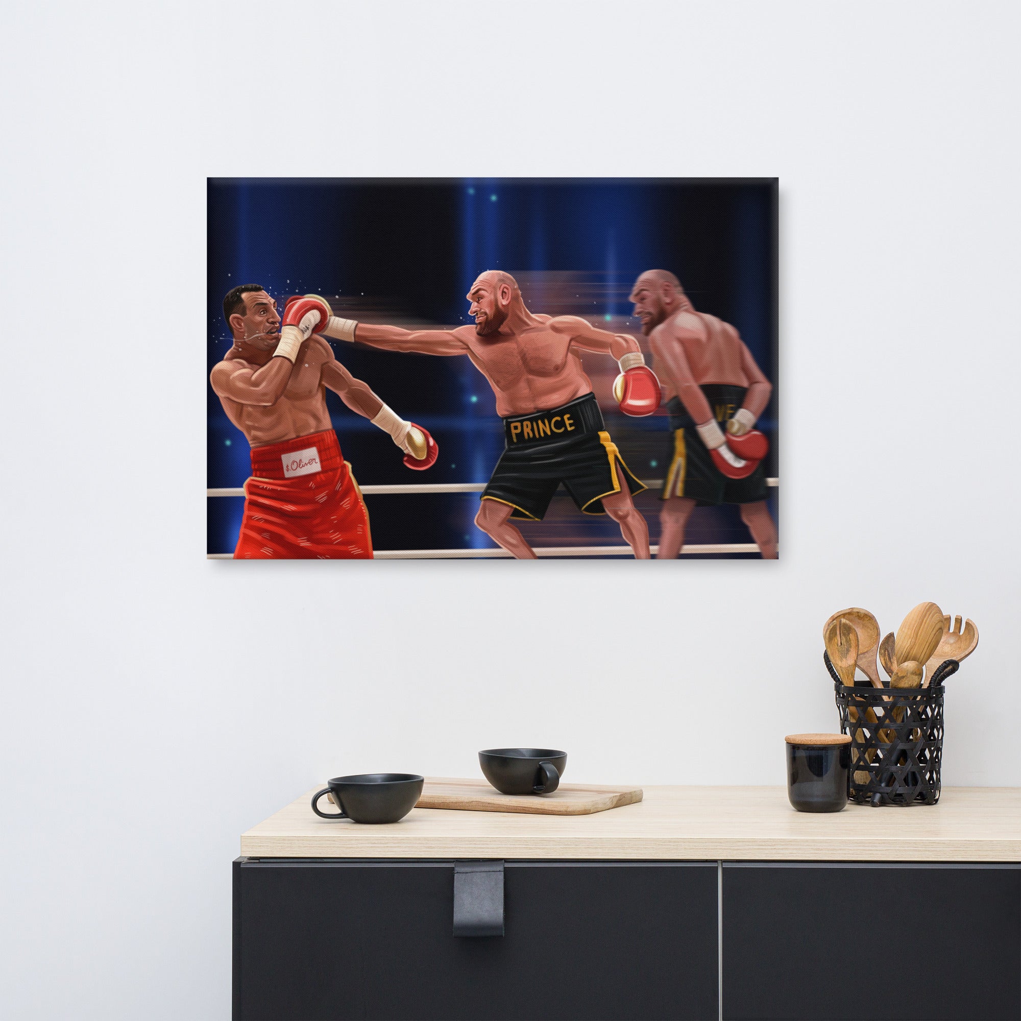Tyson Fury vs Wladimir Klitschko: Against The Odds Canvas Print