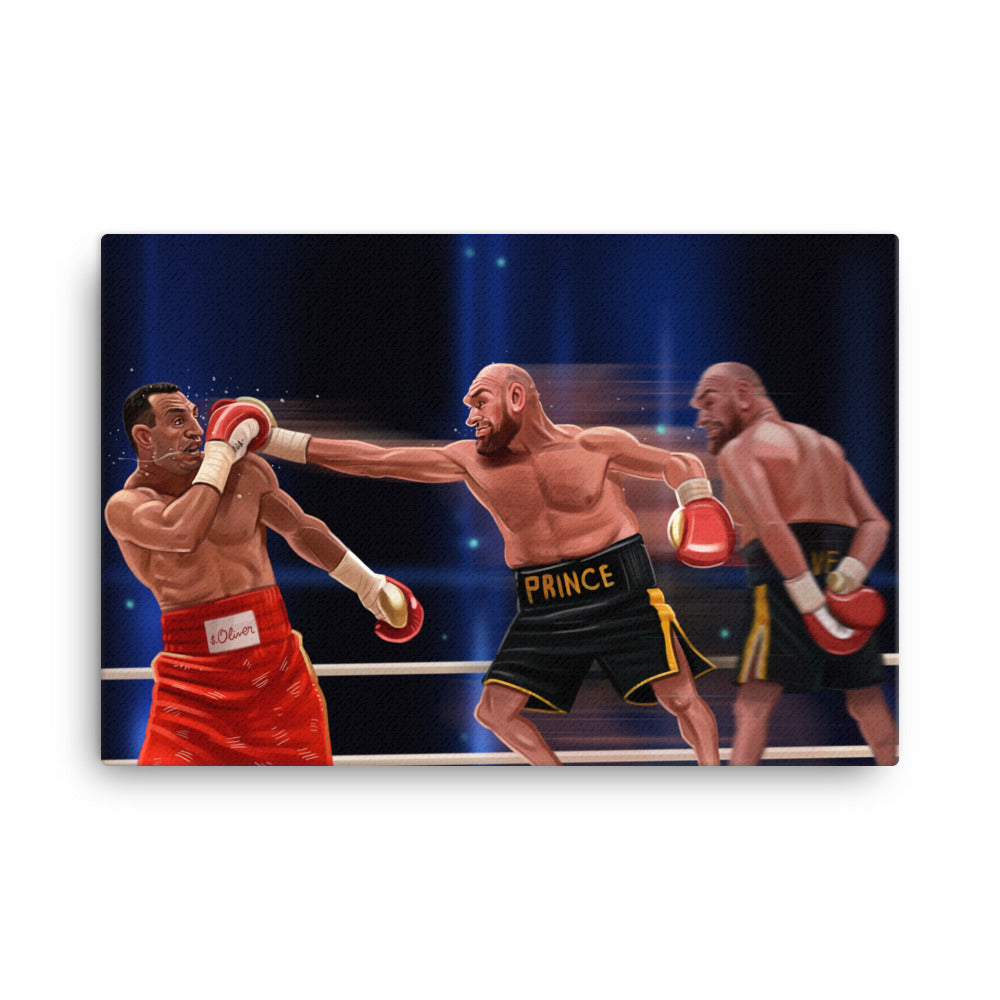 Tyson Fury vs Wladimir Klitschko: Against The Odds Canvas Print