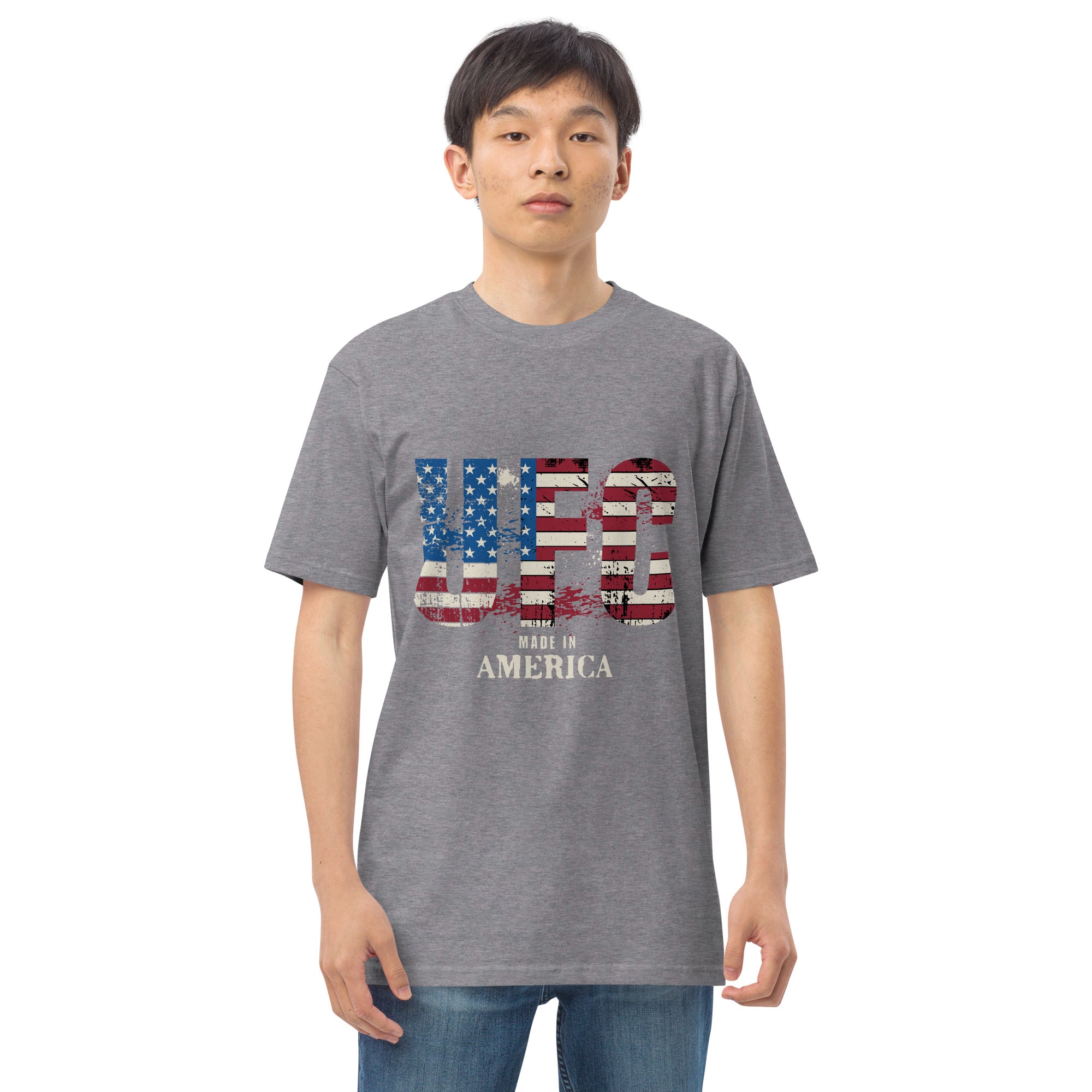 UFC - Made in America Premium Heavyweight T-Shirt