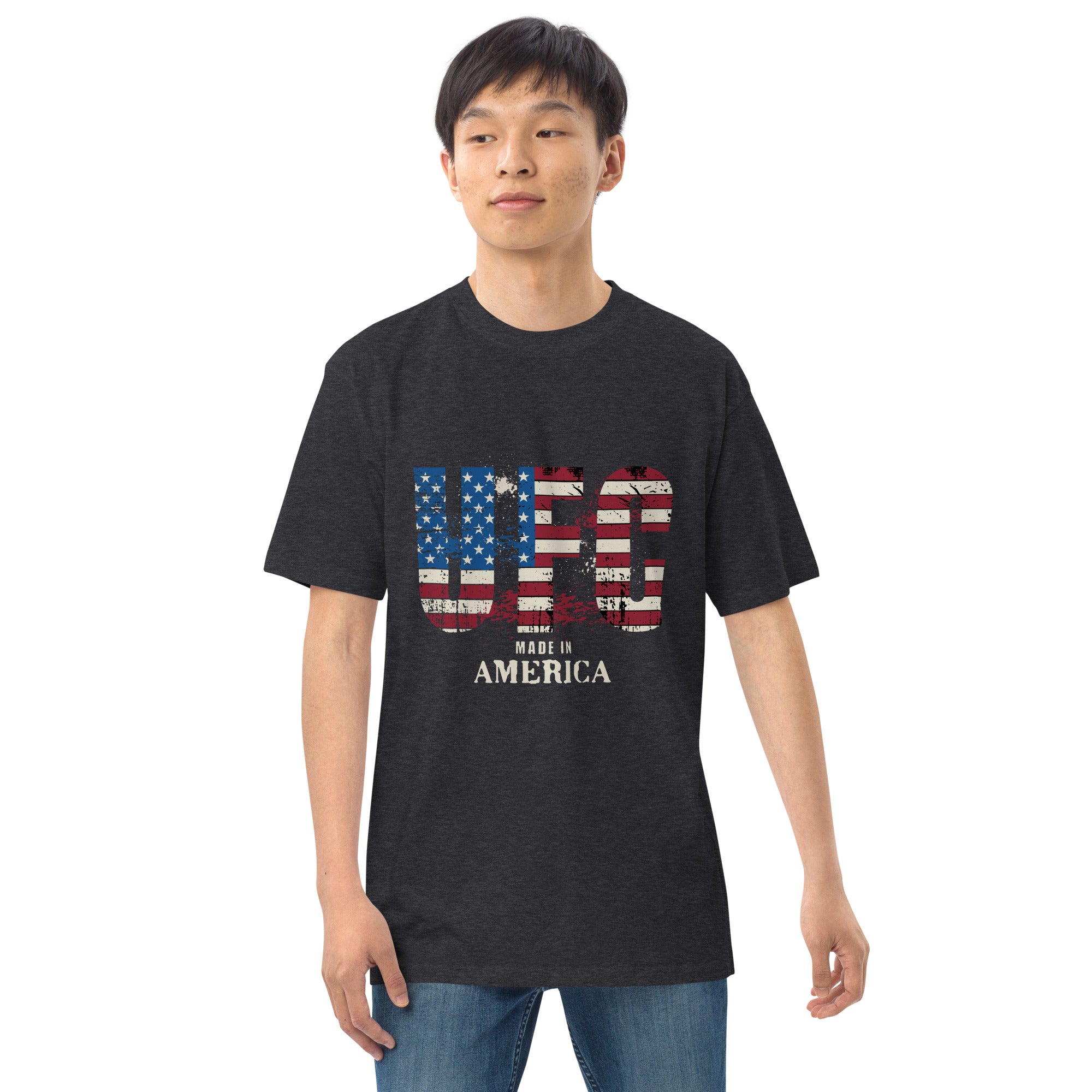 UFC - Made in America Premium Heavyweight T-Shirt