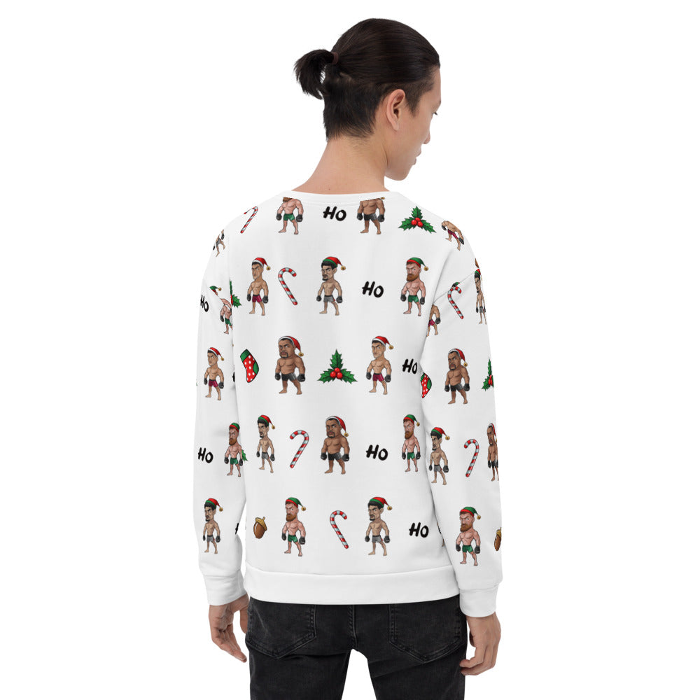 Happy MMA Holidays - White Unisex Sweatshirt Sweatshirt