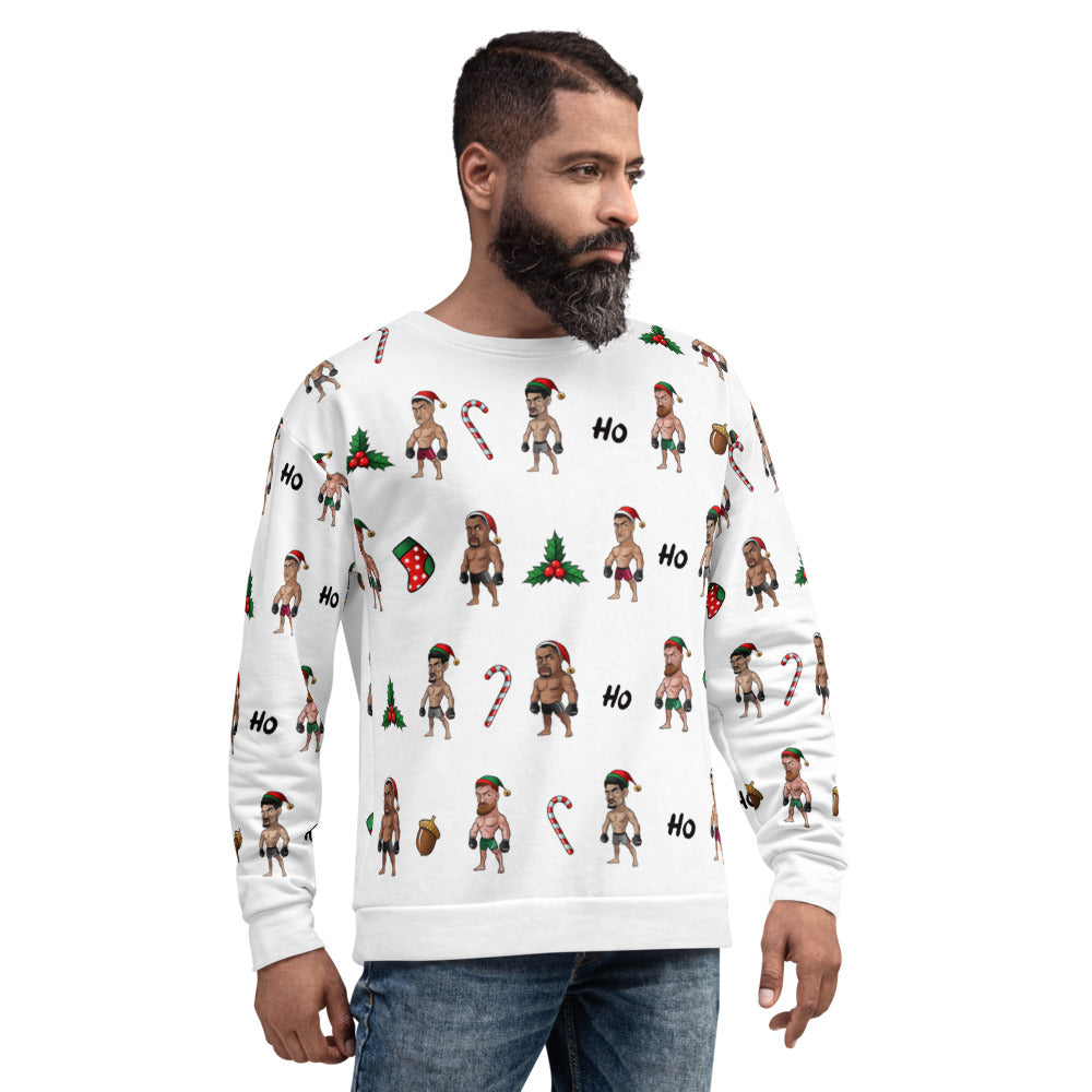 Happy MMA Holidays - White Unisex Sweatshirt Sweatshirt