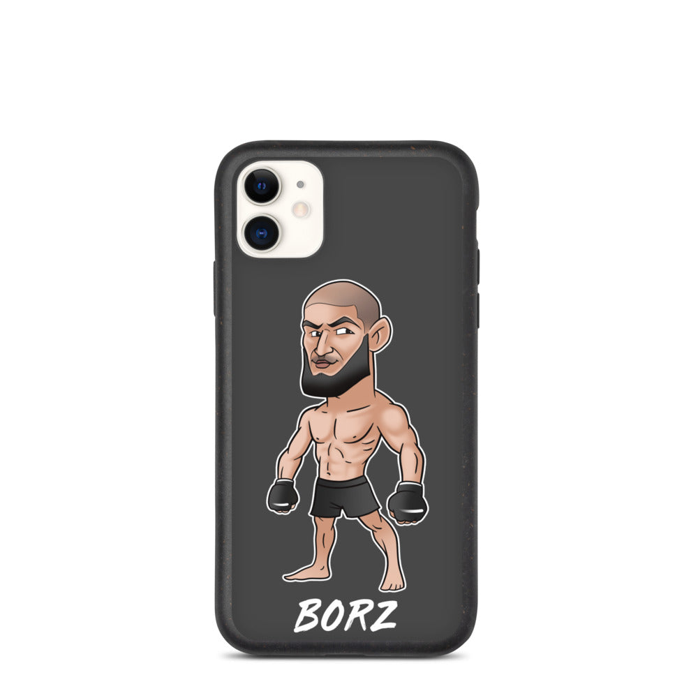 "Borz" Khamzat Chimaev Biodegradable iPhone Case Mobile Phone Cases