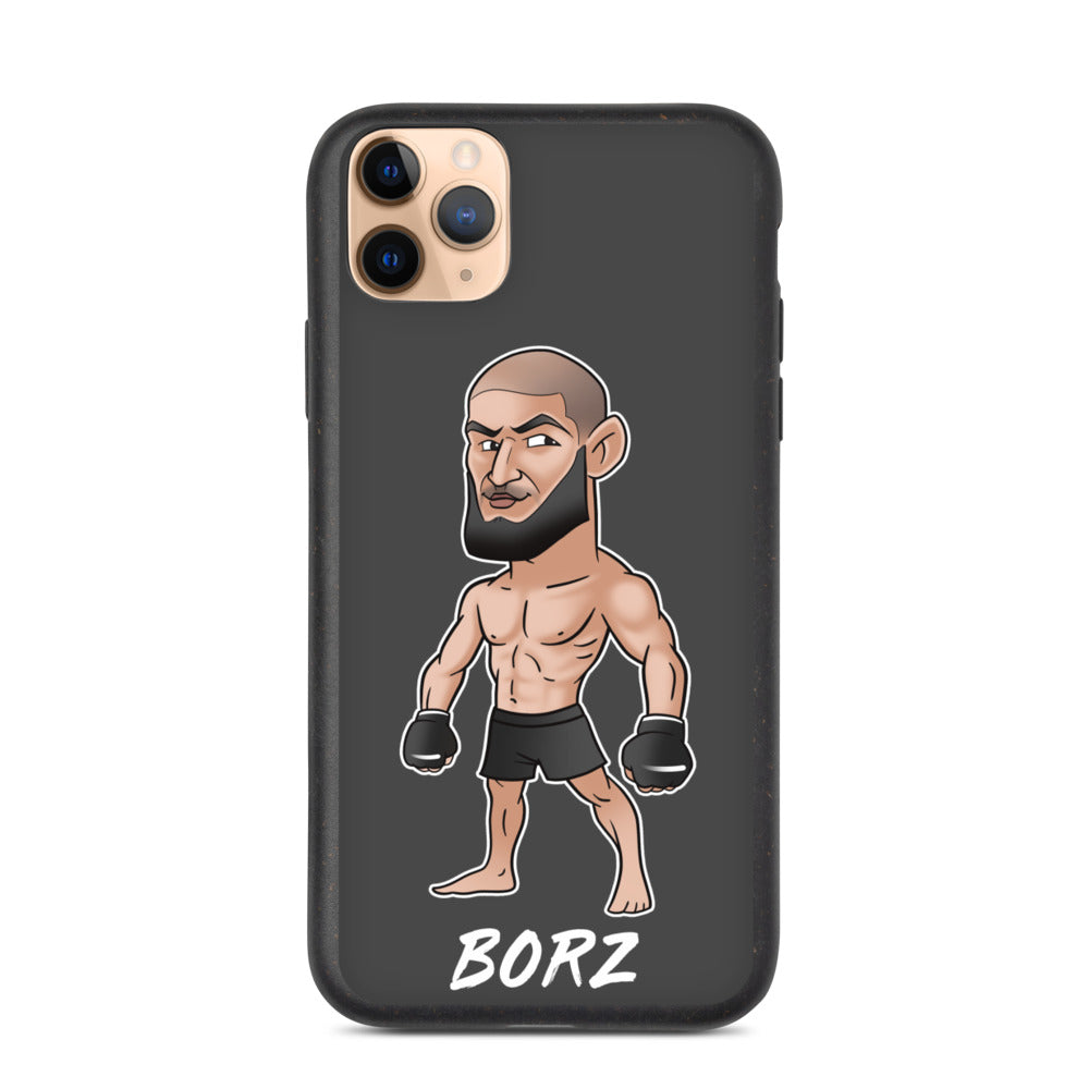 "Borz" Khamzat Chimaev Biodegradable iPhone Case Mobile Phone Cases