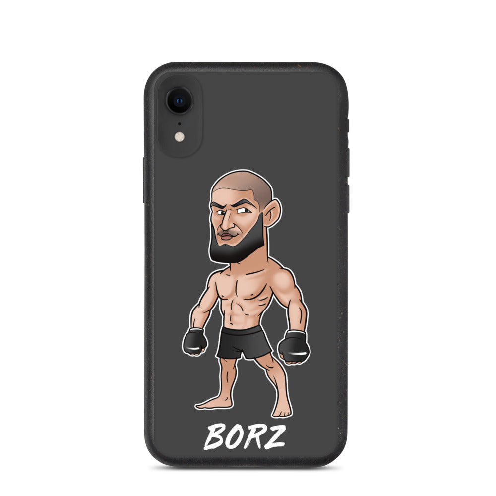 "Borz" Khamzat Chimaev Biodegradable iPhone Case Mobile Phone Cases