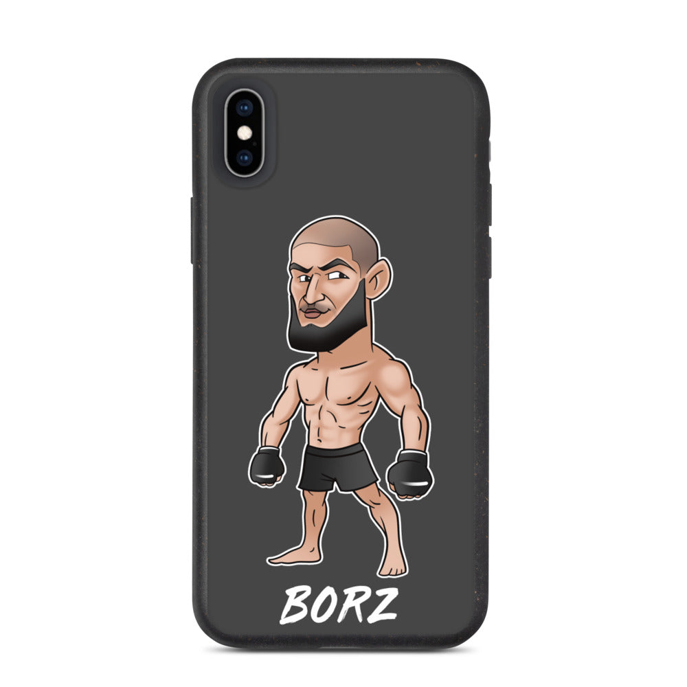 "Borz" Khamzat Chimaev Biodegradable iPhone Case Mobile Phone Cases