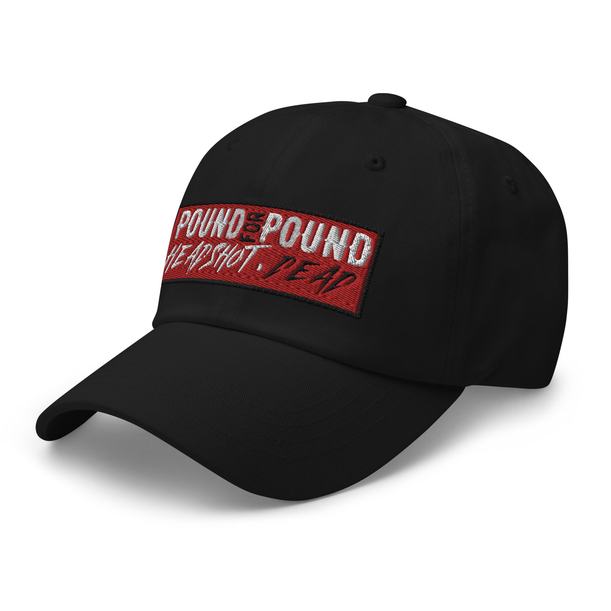 Pound for Pound. Headshot. DEAD! Premium Embroidered MMA Hat