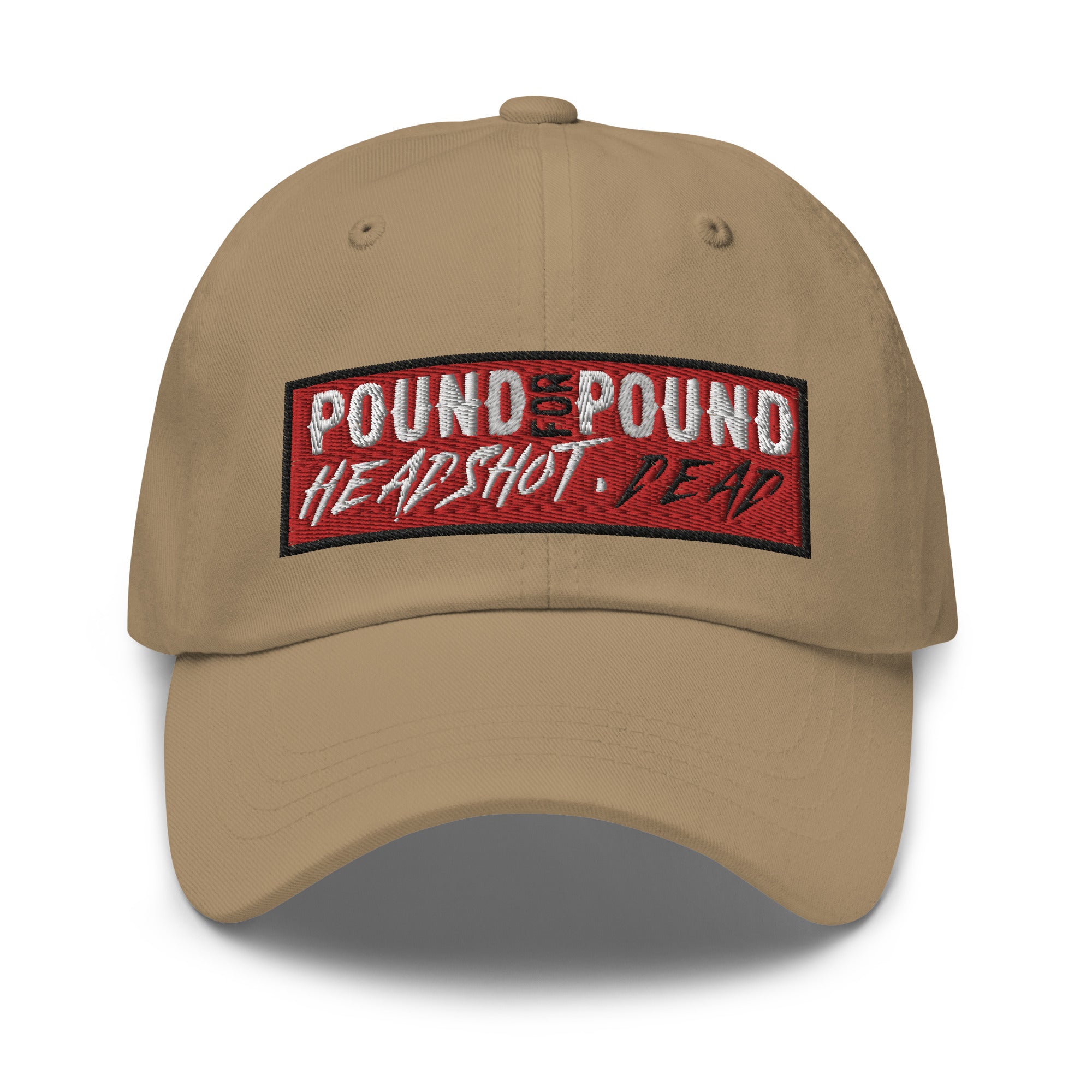 Pound for Pound. Headshot. DEAD! Premium Embroidered MMA Hat