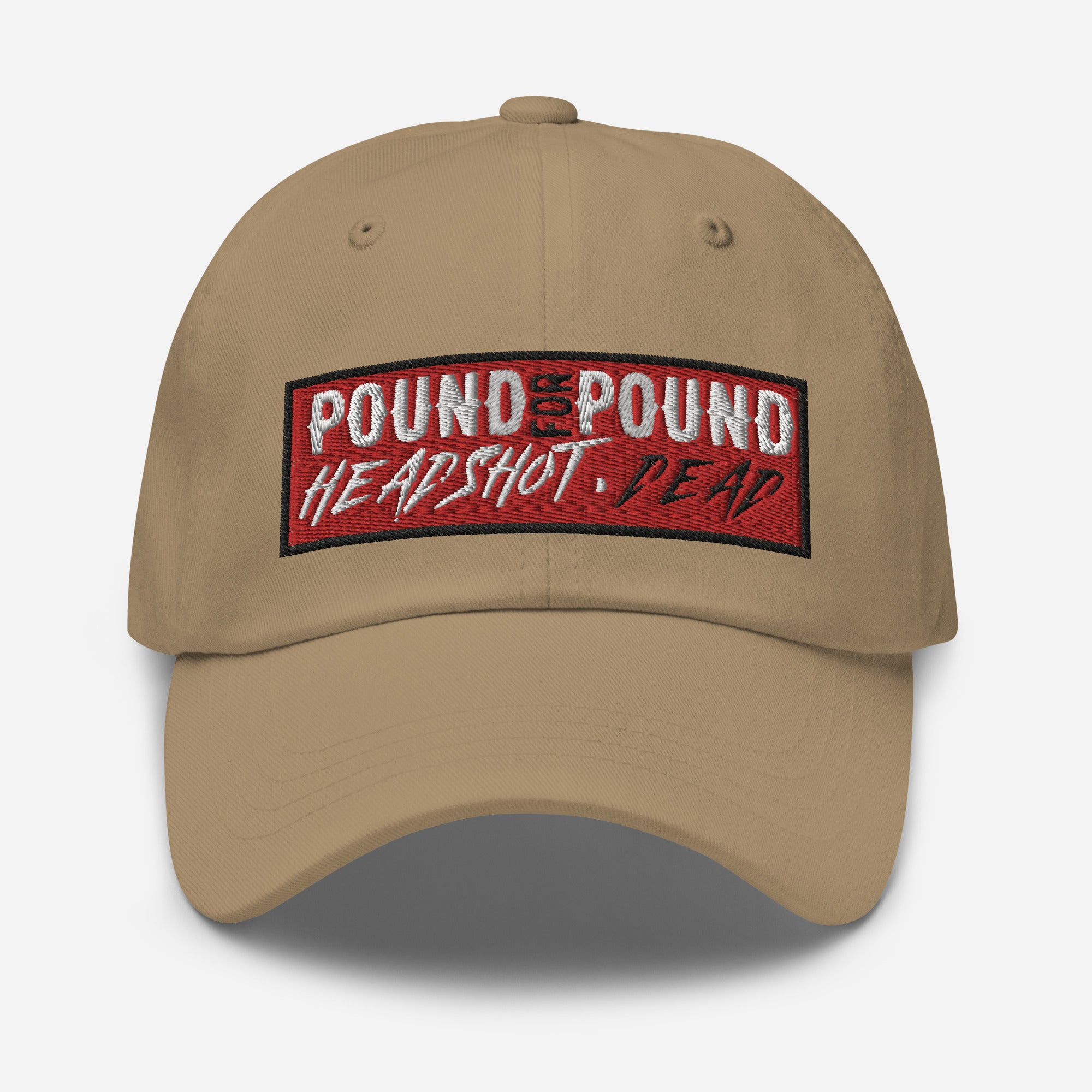 Pound for Pound. Headshot. DEAD! Premium Embroidered MMA Hat