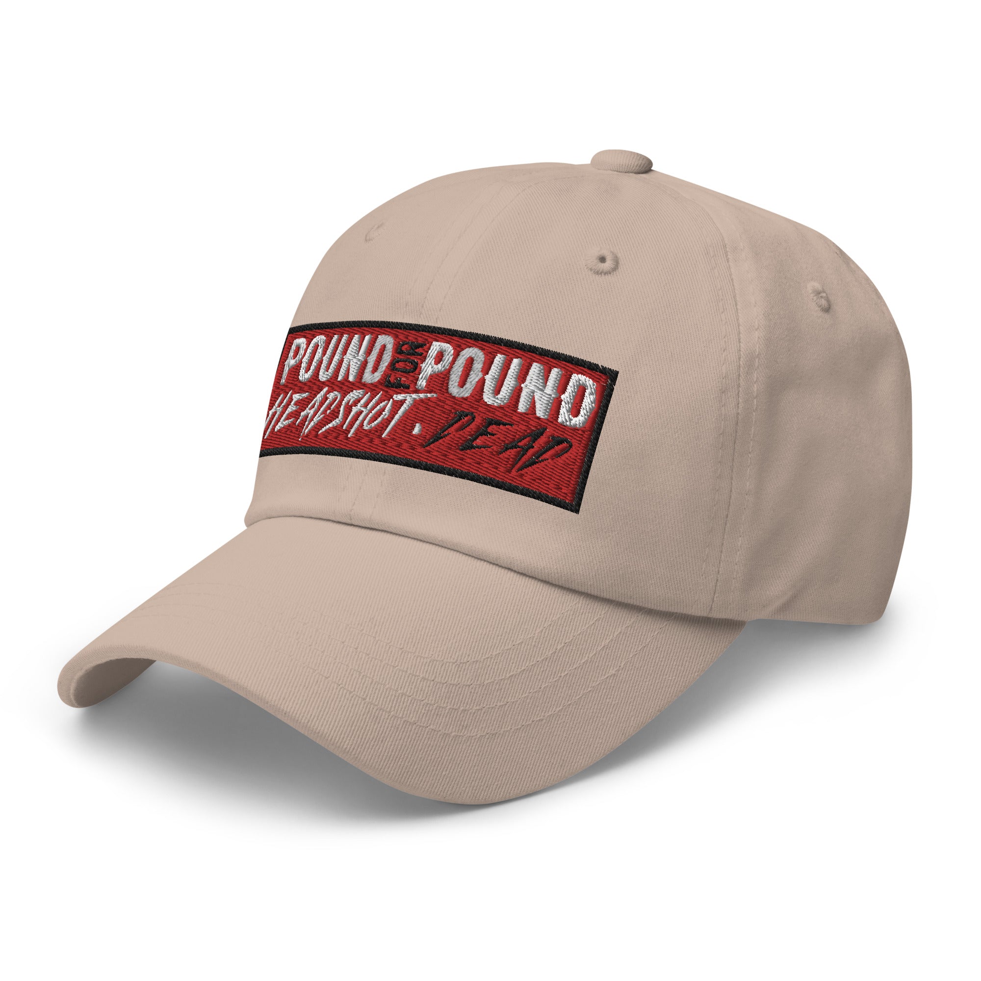 Pound for Pound. Headshot. DEAD! Premium Embroidered MMA Hat