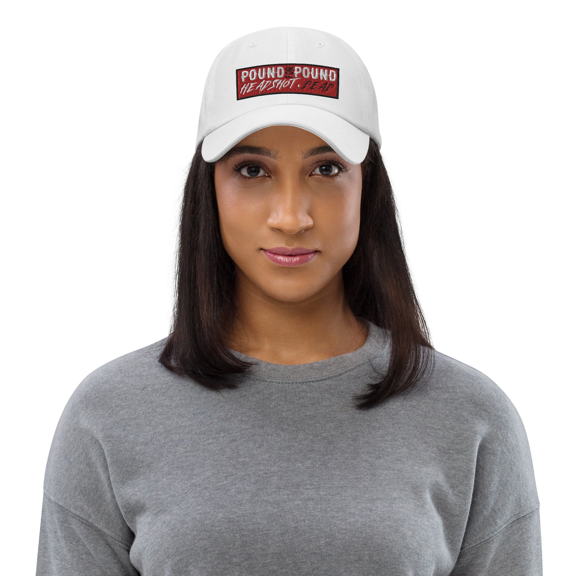 Pound for Pound. Headshot. DEAD! Premium Embroidered MMA Hat