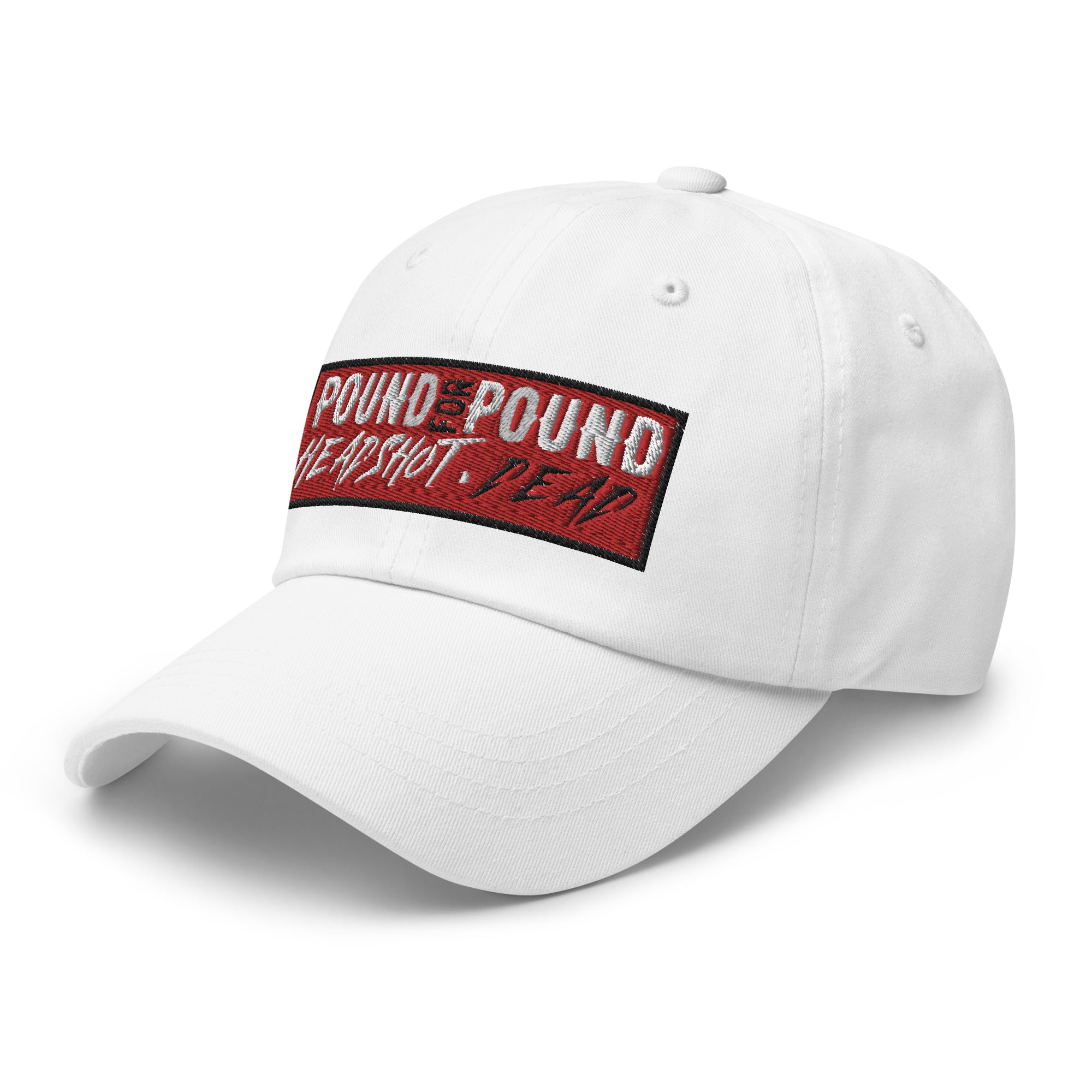 Pound for Pound. Headshot. DEAD! Premium Embroidered MMA Hat