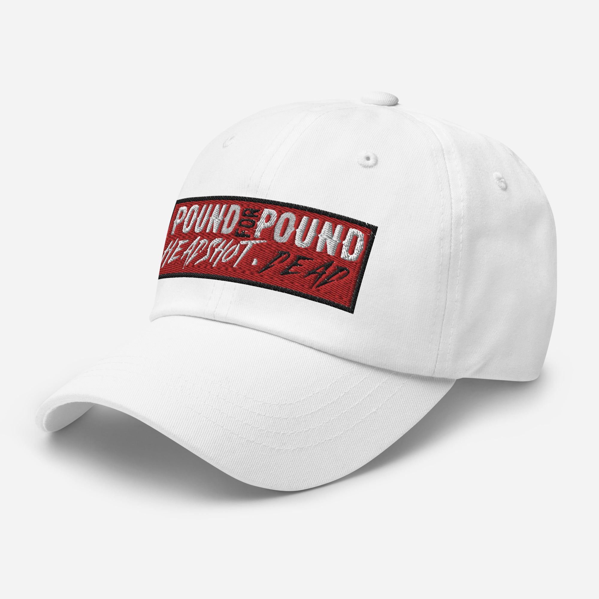 Pound for Pound. Headshot. DEAD! Premium Embroidered MMA Hat