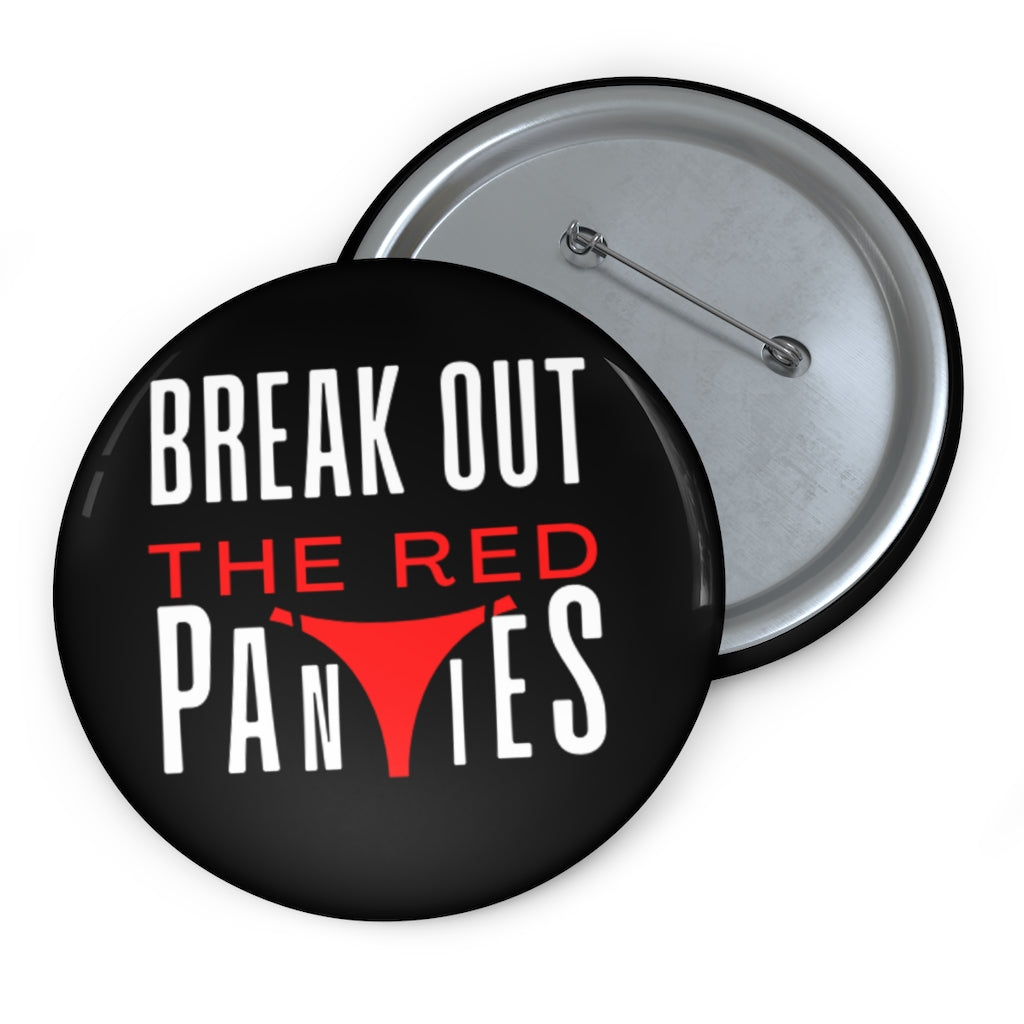 Conor McGregor: Break Out The Red Panties MMA Button Pin (RED) Accessories