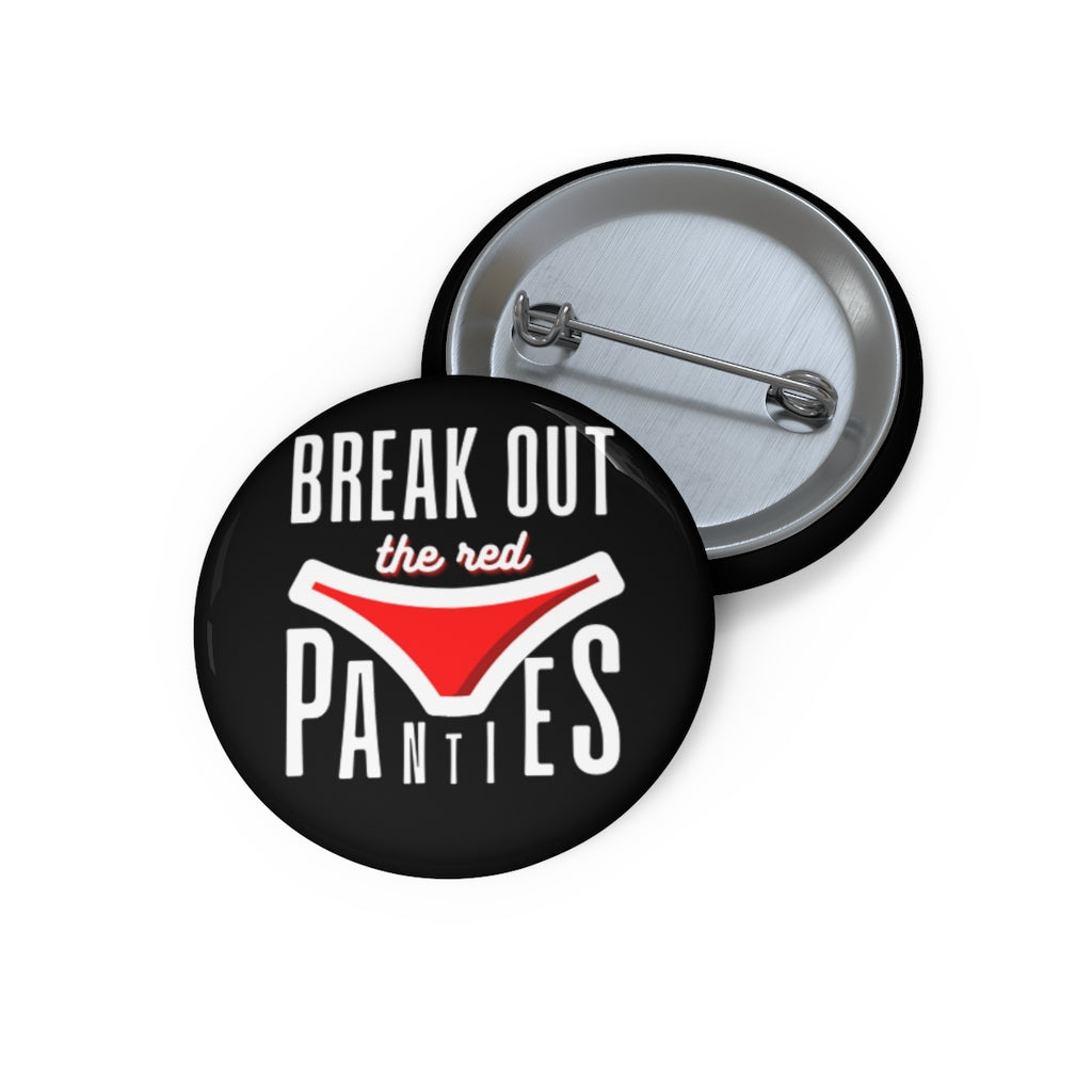 Conor McGregor: Break Out The Red Panties MMA Button Pin (Black) Accessories