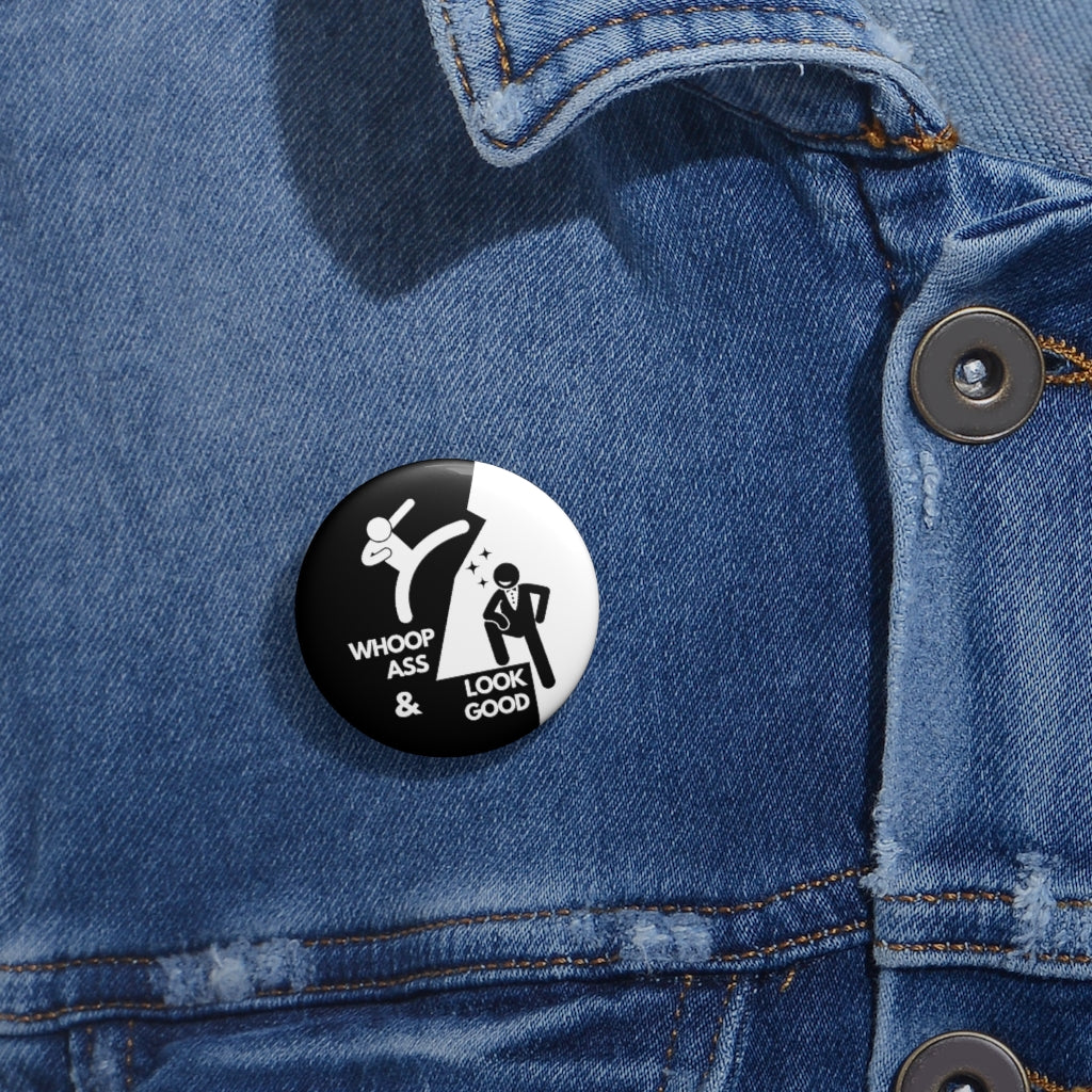 Conor McGregor: Whoop Ass and Look Good - Custom Button Pins Limited Edition Accessories