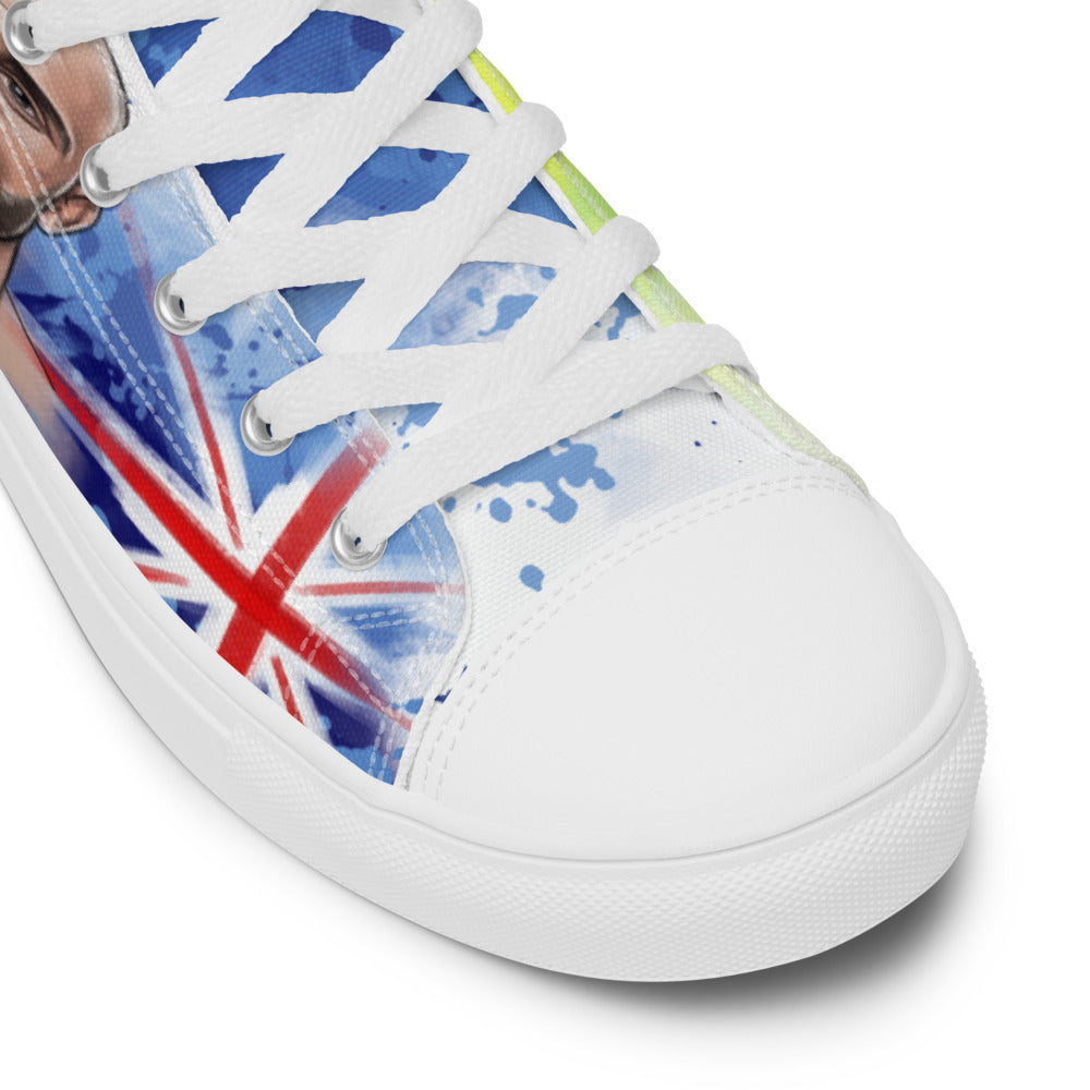 Do a Shoey, Celebrate the Aussie Way - Men's High Top Canvas Shoes Shoes