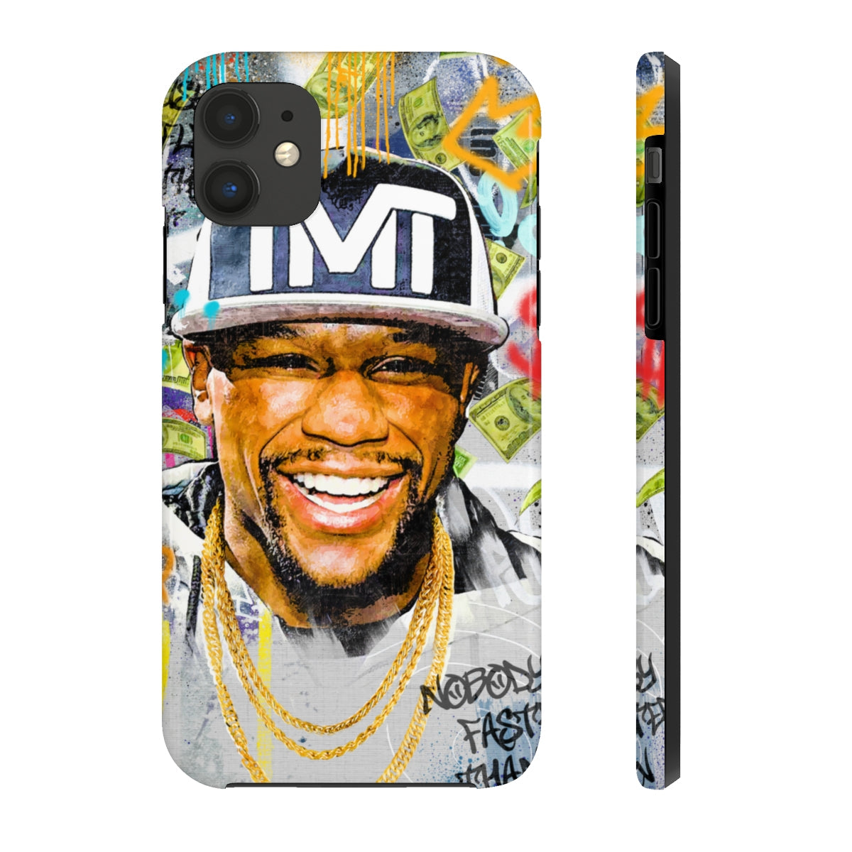 Floyd Mayweather Graffiti Style iPhone 14 Case (Impact Resistant) Phone Case