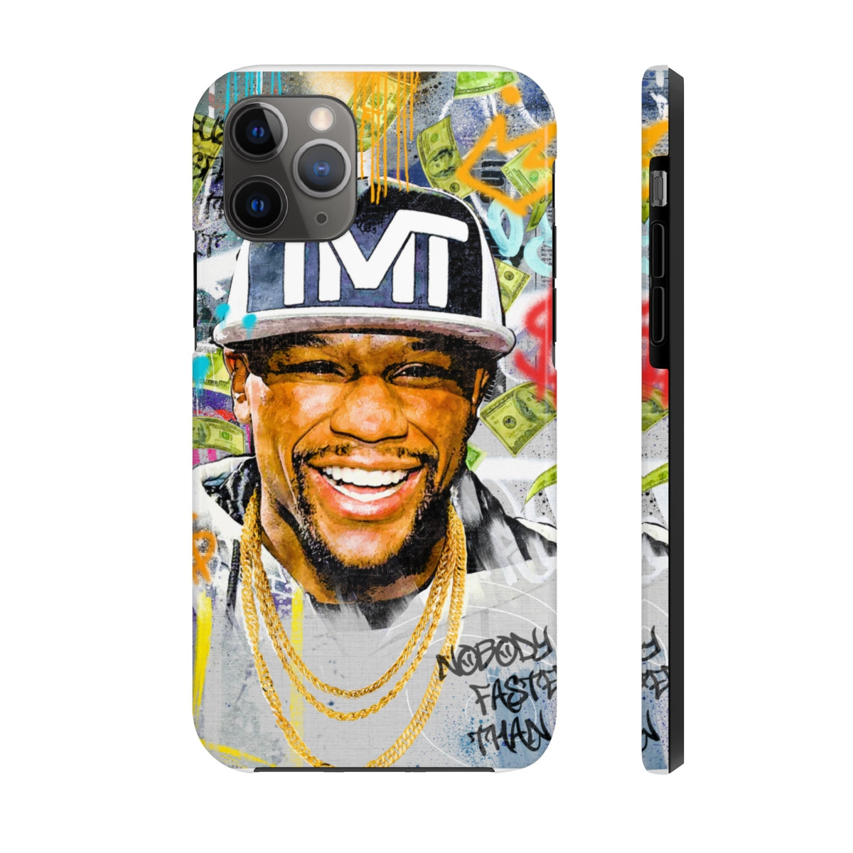 Floyd Mayweather Graffiti Style iPhone 14 Case (Impact Resistant) Phone Case