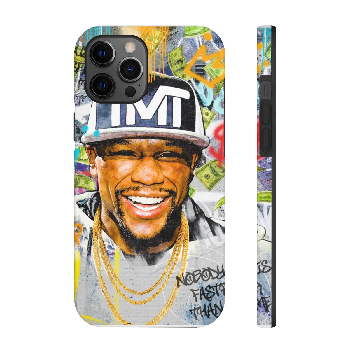 Floyd Mayweather Graffiti Style iPhone 14 Case (Impact Resistant) Phone Case