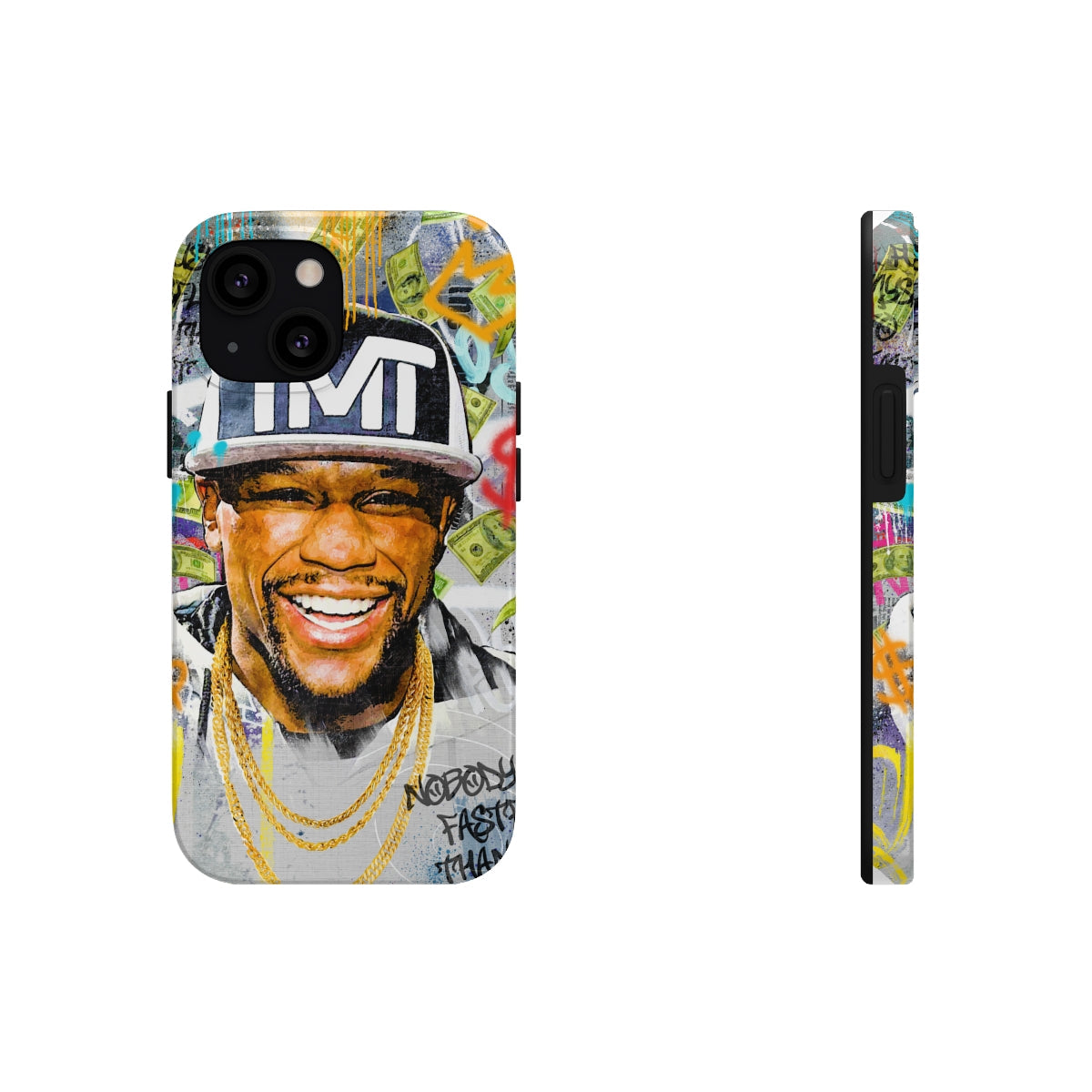 Floyd Mayweather Graffiti Style iPhone 14 Case (Impact Resistant) Phone Case