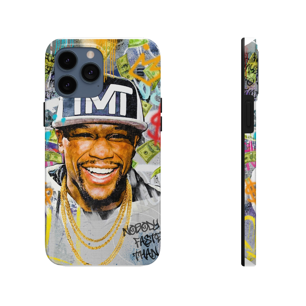 Floyd Mayweather Graffiti Style iPhone 14 Case (Impact Resistant) Phone Case