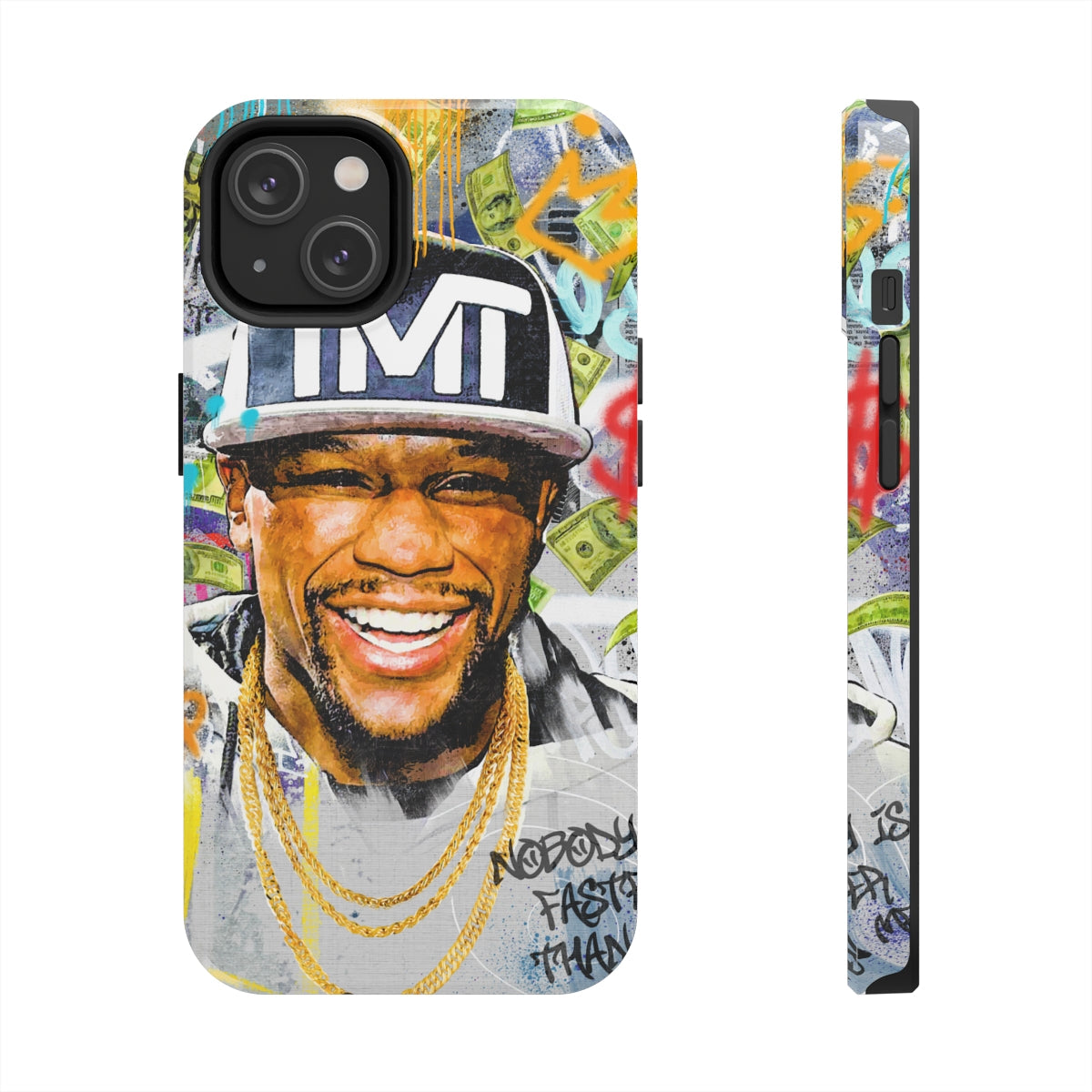 Floyd Mayweather Graffiti Style iPhone 14 Case (Impact Resistant) Phone Case