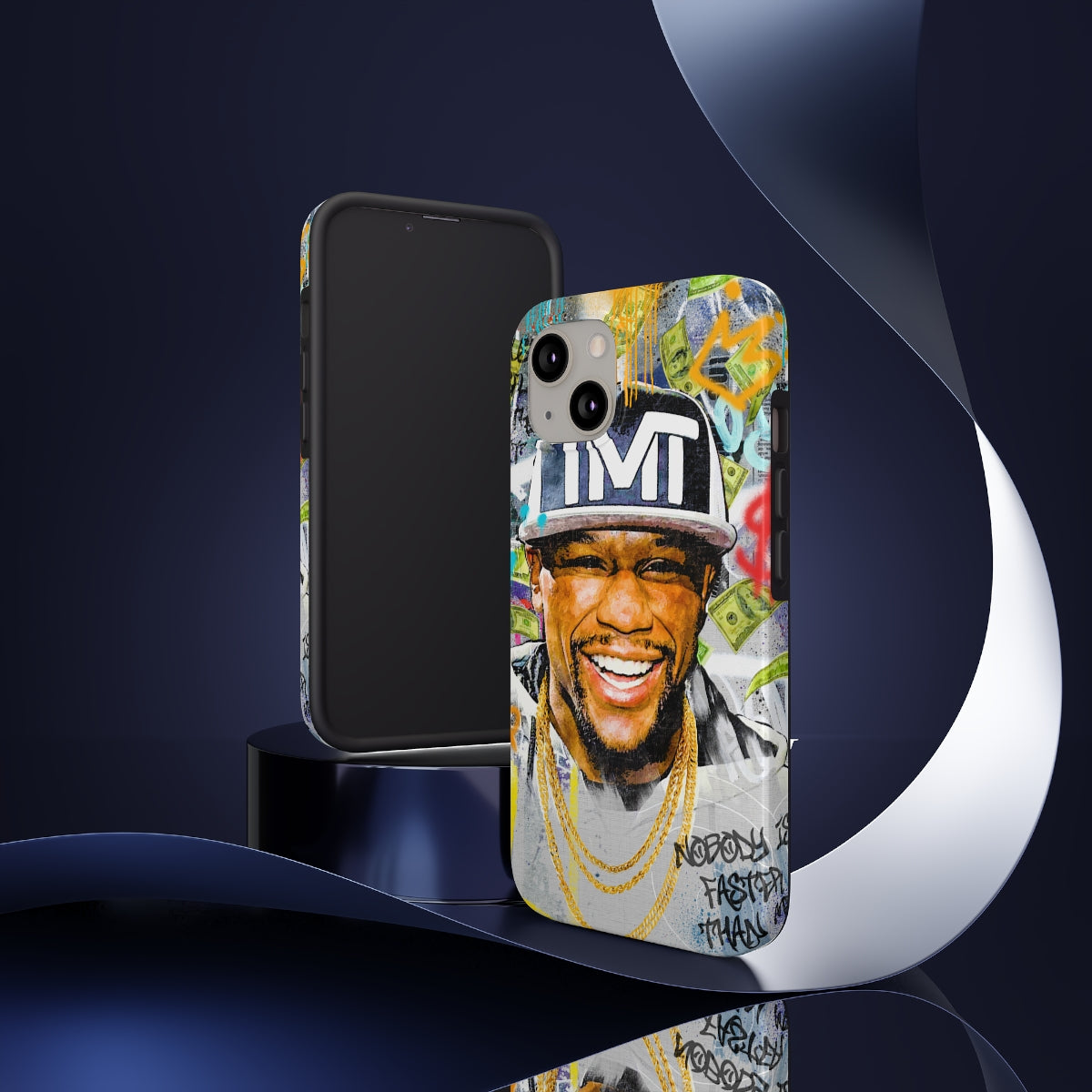 Floyd Mayweather Graffiti Style iPhone 14 Case (Impact Resistant) Phone Case