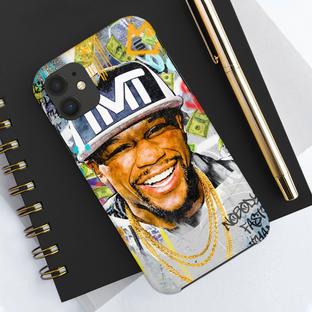 Floyd Mayweather Graffiti Style iPhone 14 Case (Impact Resistant) Phone Case