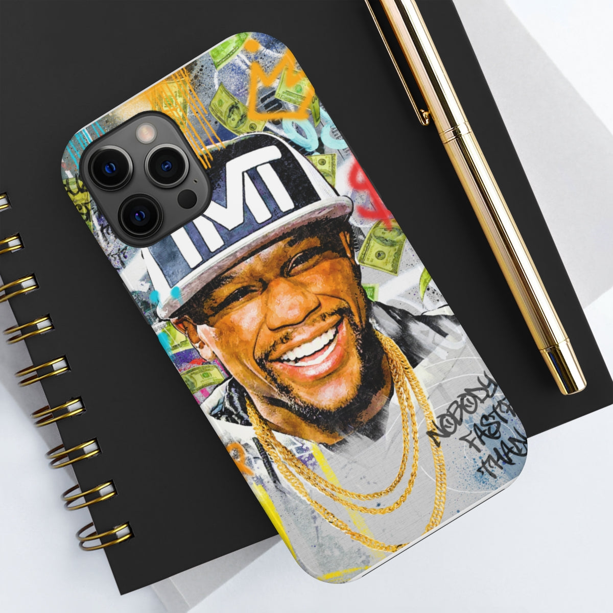 Floyd Mayweather Graffiti Style iPhone 14 Case (Impact Resistant) Phone Case