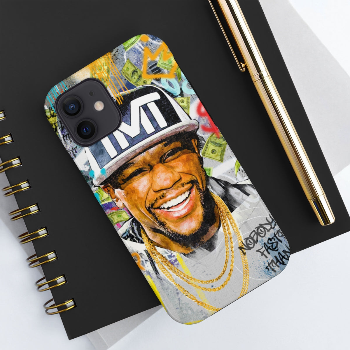 Floyd Mayweather Graffiti Style iPhone 14 Case (Impact Resistant) Phone Case