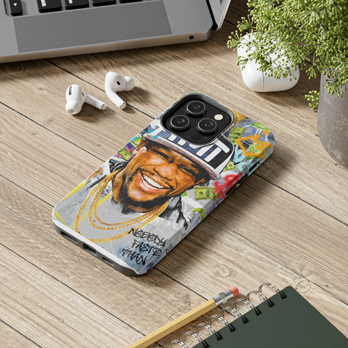 Floyd Mayweather Graffiti Style iPhone 14 Case (Impact Resistant) Phone Case