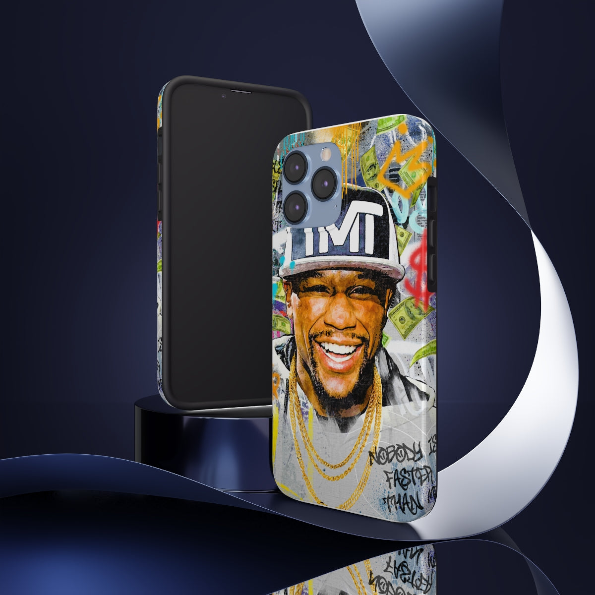 Floyd Mayweather Graffiti Style iPhone 14 Case (Impact Resistant) Phone Case