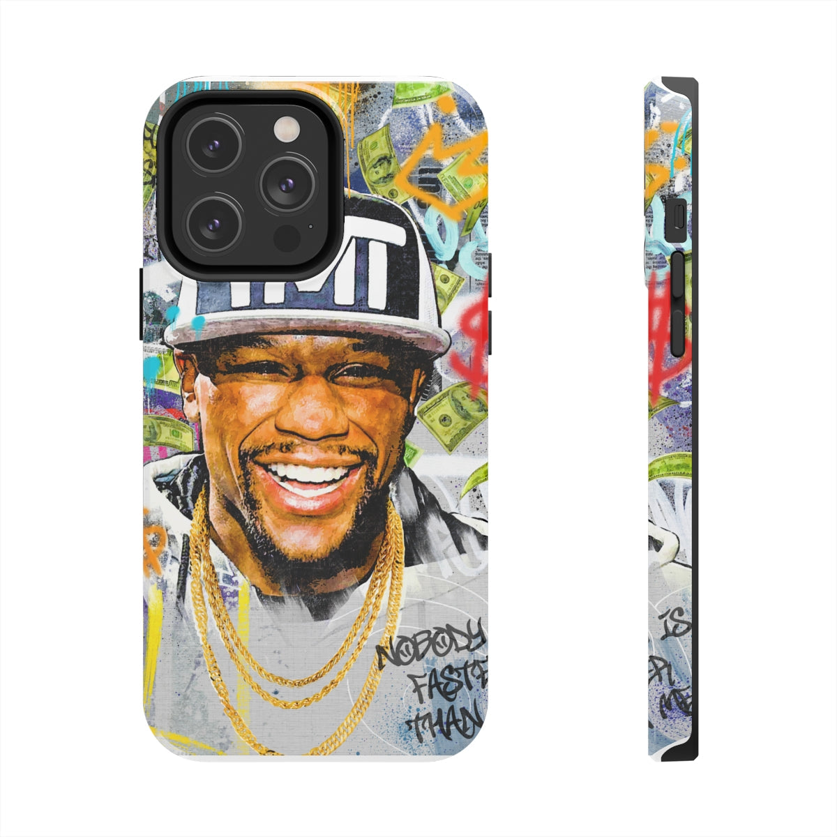 Floyd Mayweather Graffiti Style iPhone 14 Case (Impact Resistant) Phone Case