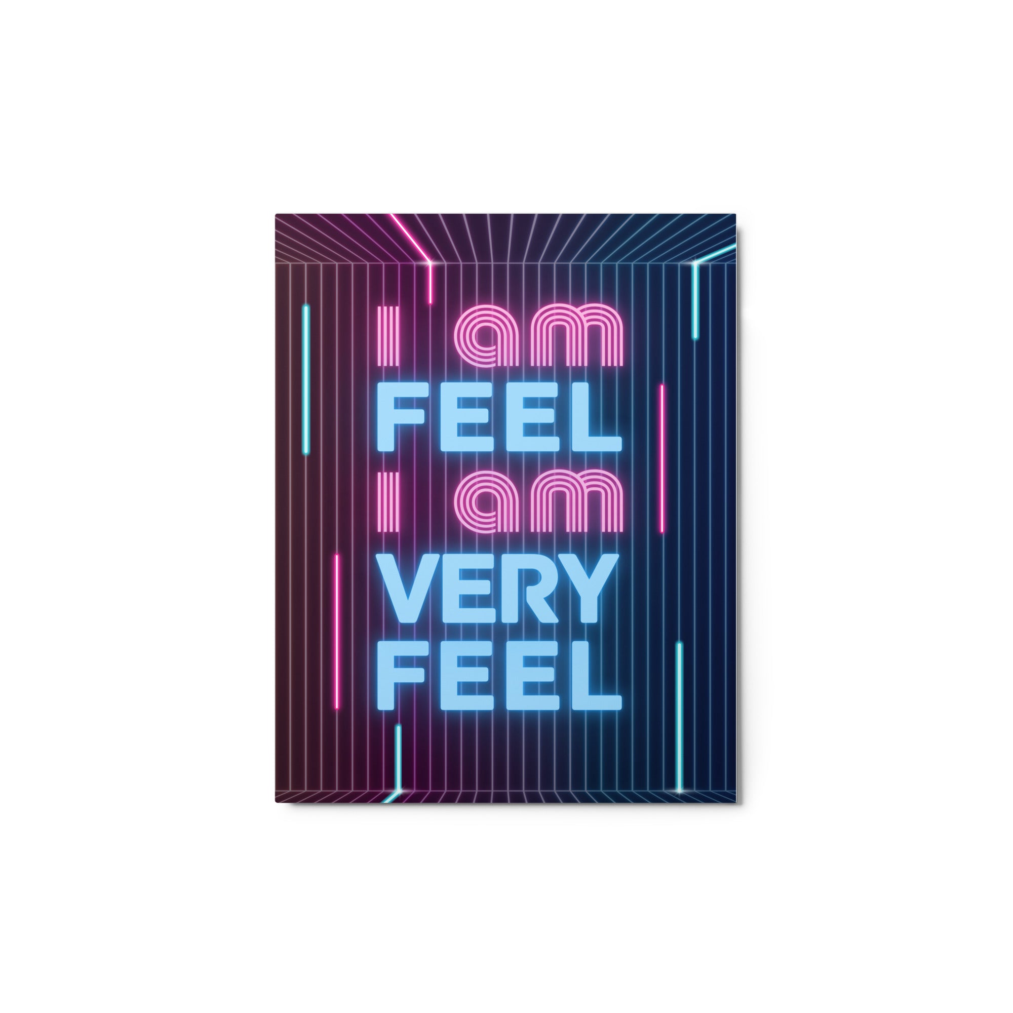 Oleksandr Usyk "I am Feel, I am Very Feel" Metal Print