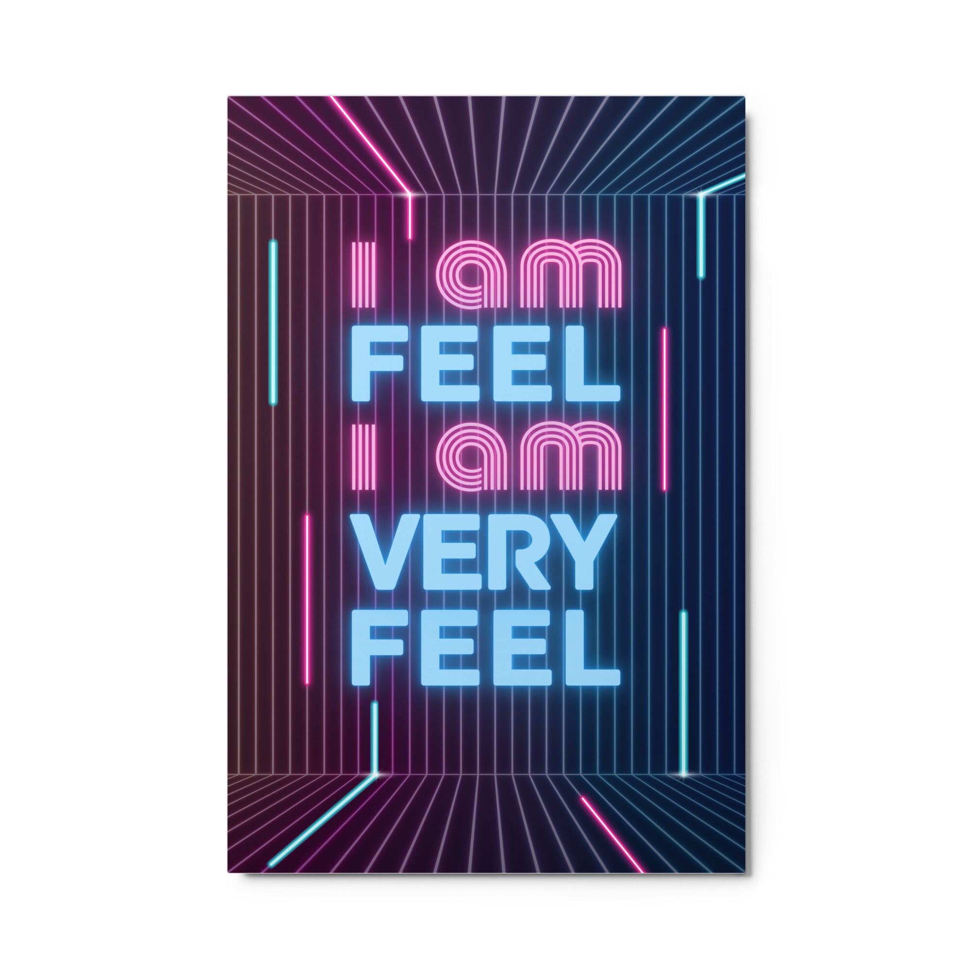 Oleksandr Usyk "I am Feel, I am Very Feel" Metal Print