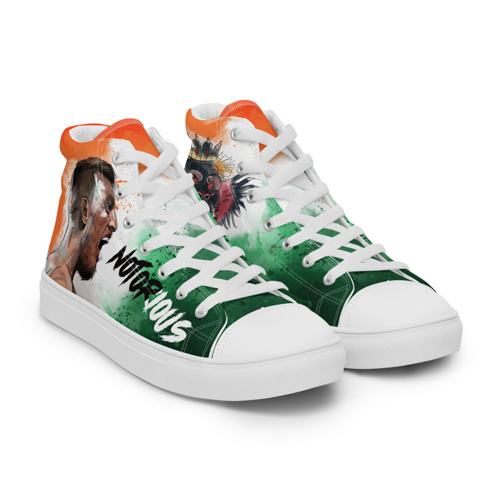 Inspired by Conor McGregor - Men’s high top canvas shoes Shoes