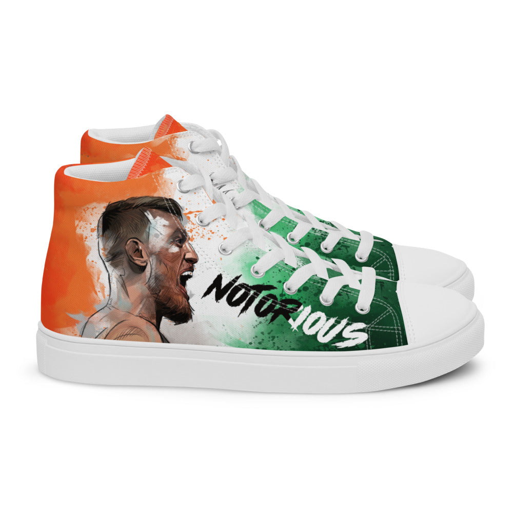 Inspired by Conor McGregor - Men’s high top canvas shoes Shoes