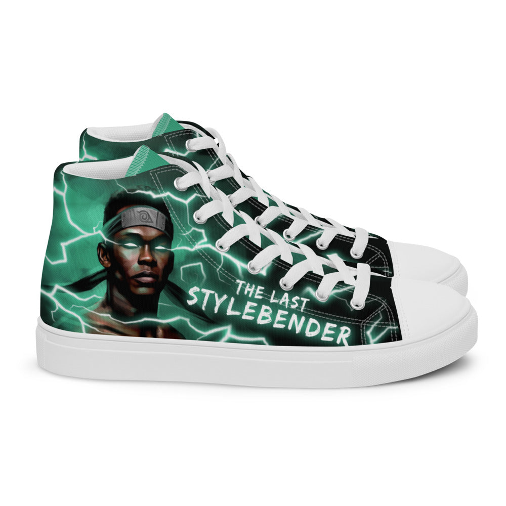 Inspired by Israel Adesanya - Men’s high top canvas shoes Shoes