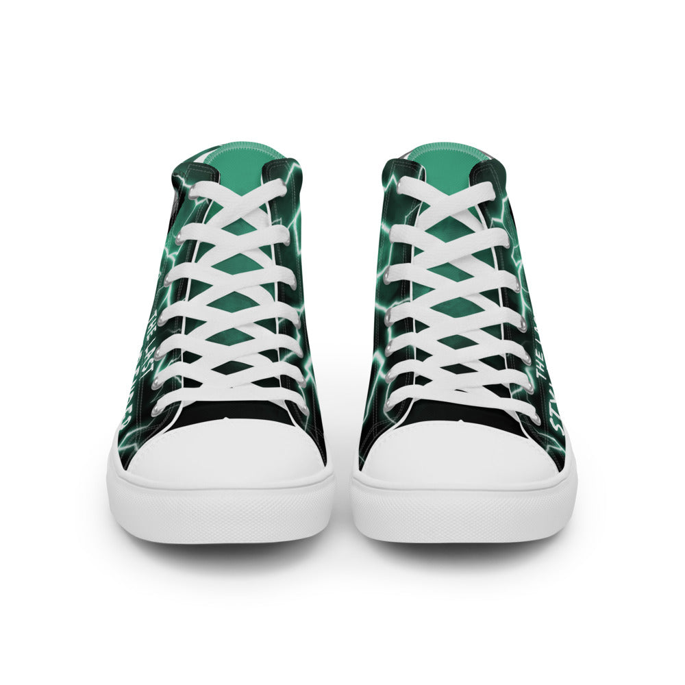 Inspired by Israel Adesanya - Men’s high top canvas shoes Shoes