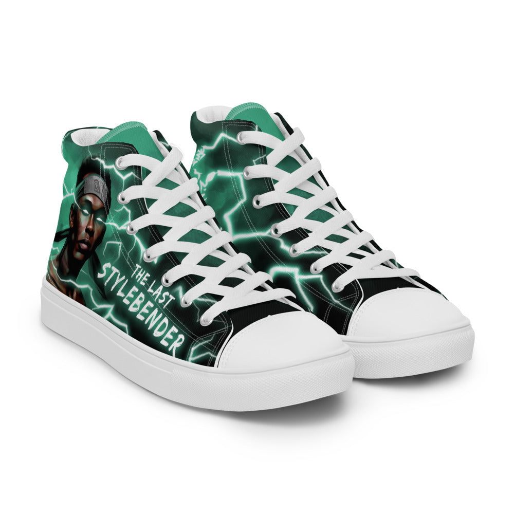 Inspired by Israel Adesanya - Men’s high top canvas shoes Shoes