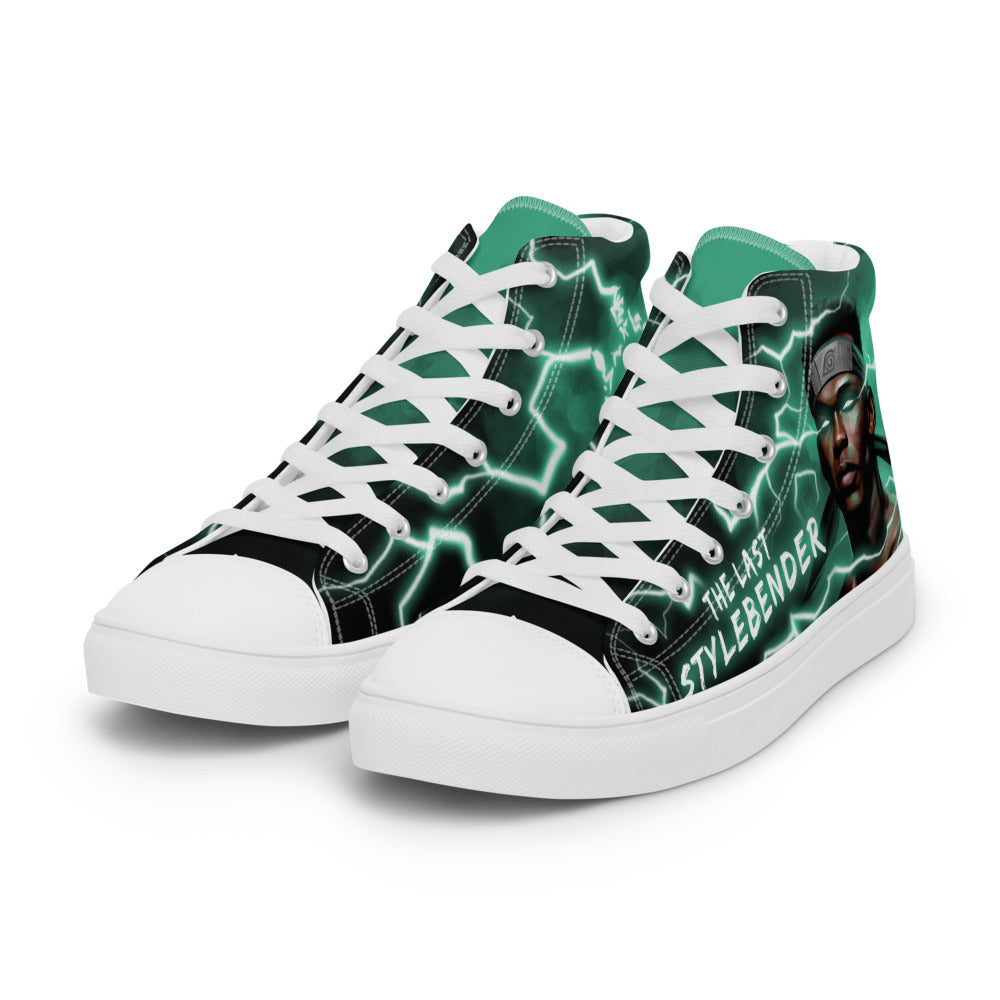 Inspired by Israel Adesanya - Men’s high top canvas shoes Shoes